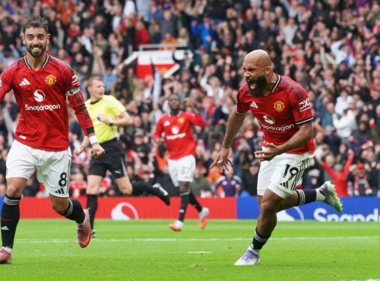 3:2!姆伯莫2场2球,B费自我救赎,曼联终场绝杀,阿莫林如释重负